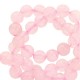 Natuursteen kralen 4mm Ice pink